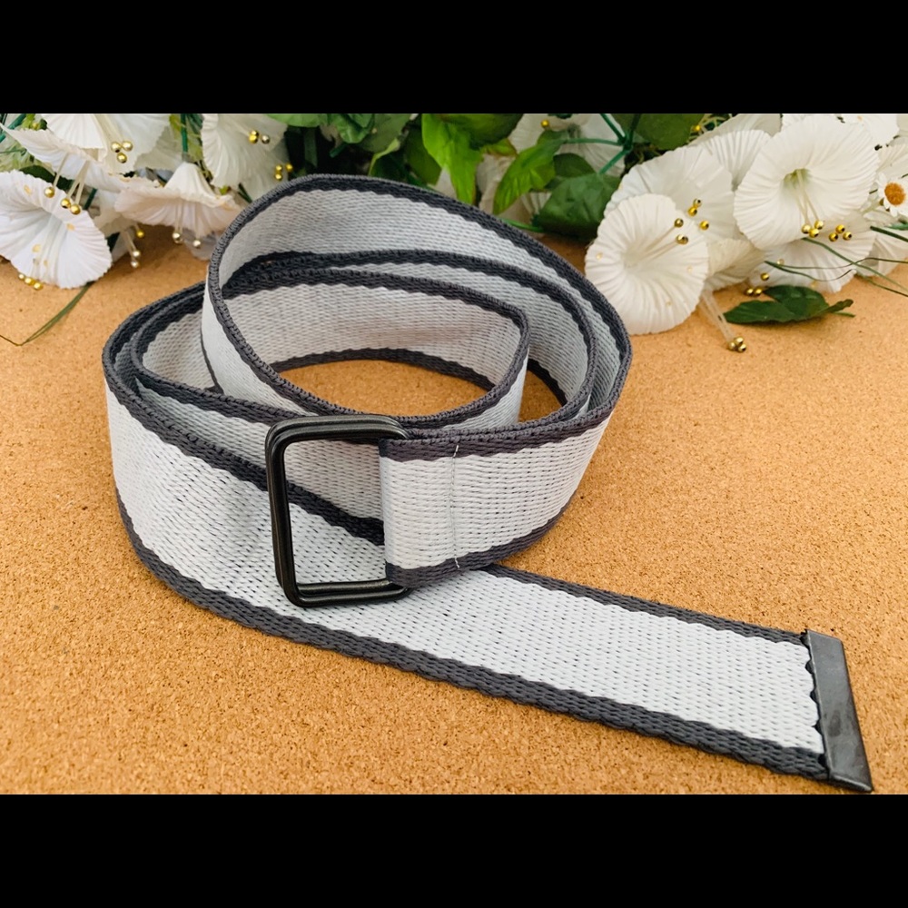 Gray and White Belt